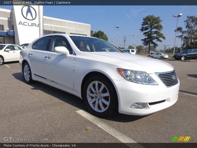 Starfire Pearl / Cashmere 2007 Lexus LS 460
