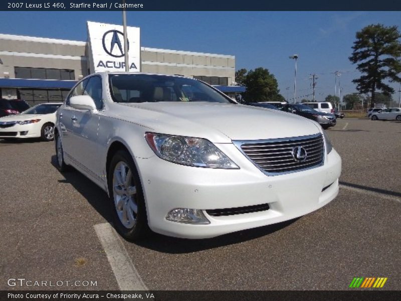 Starfire Pearl / Cashmere 2007 Lexus LS 460