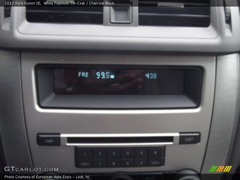 White Platinum Tri-Coat / Charcoal Black 2012 Ford Fusion SE