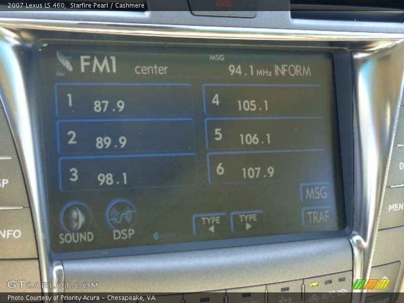 Starfire Pearl / Cashmere 2007 Lexus LS 460