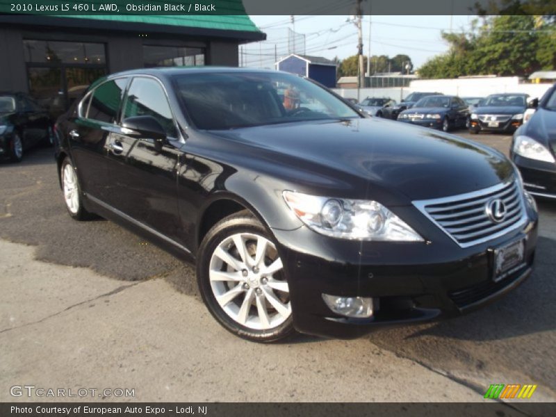 Obsidian Black / Black 2010 Lexus LS 460 L AWD