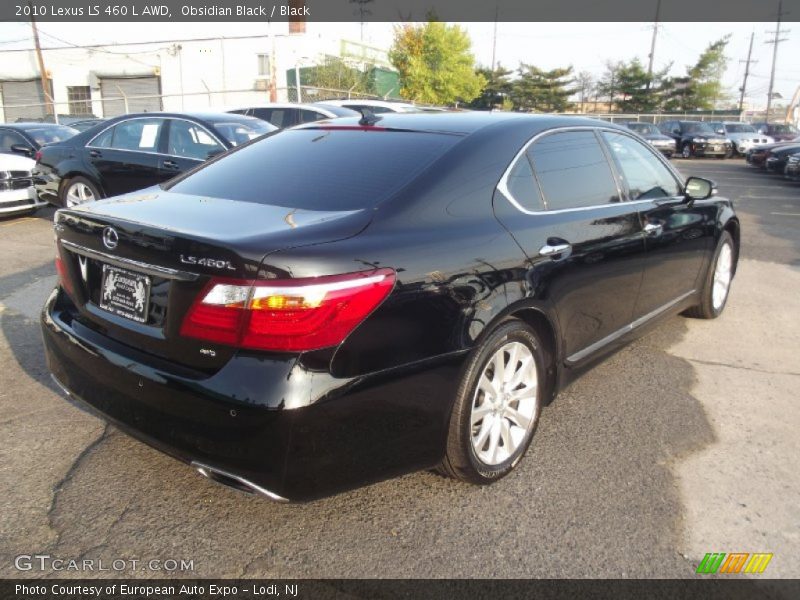 Obsidian Black / Black 2010 Lexus LS 460 L AWD
