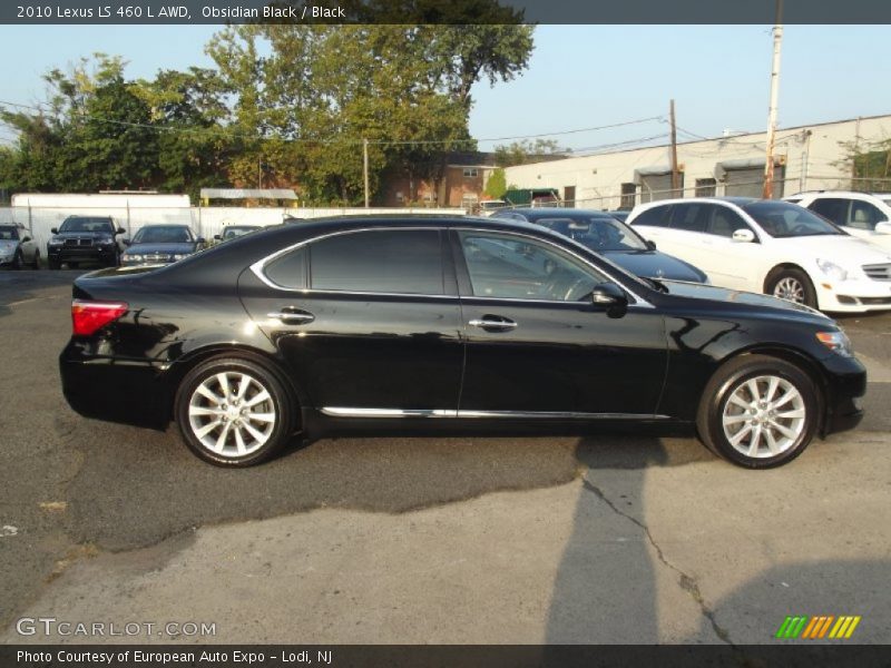 Obsidian Black / Black 2010 Lexus LS 460 L AWD