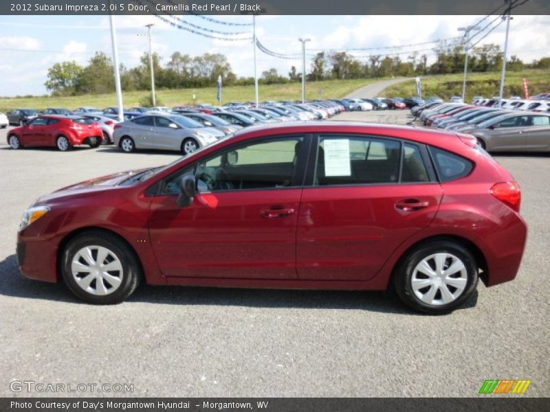 Camellia Red Pearl / Black 2012 Subaru Impreza 2.0i 5 Door