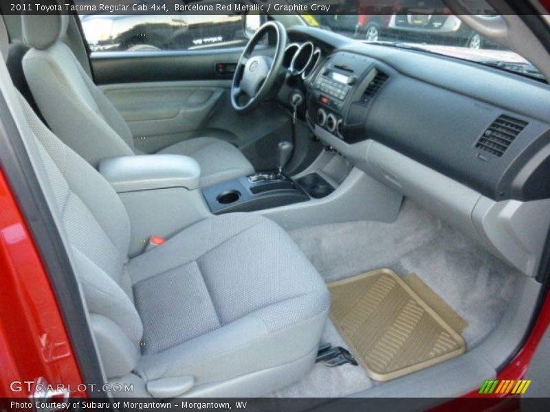 Barcelona Red Metallic / Graphite Gray 2011 Toyota Tacoma Regular Cab 4x4