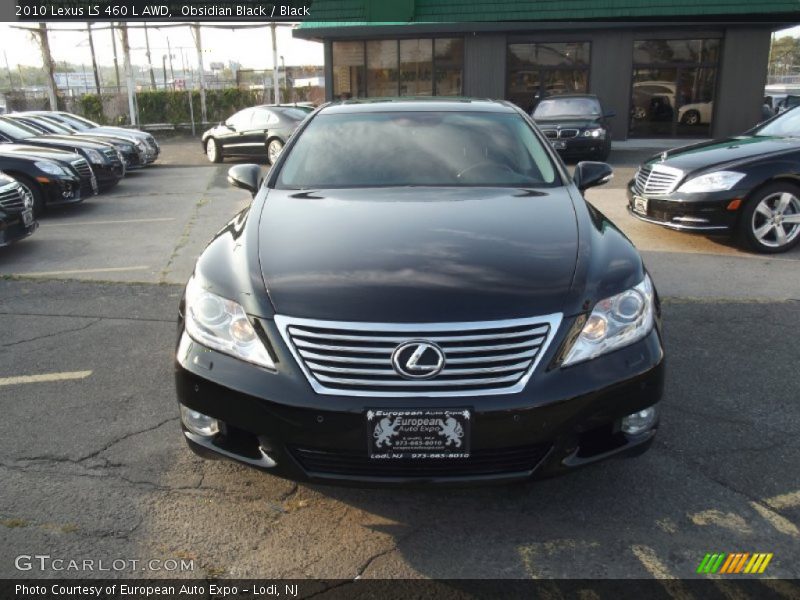 Obsidian Black / Black 2010 Lexus LS 460 L AWD