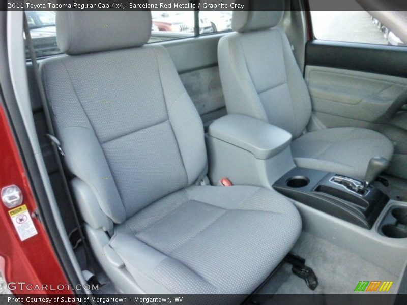 Barcelona Red Metallic / Graphite Gray 2011 Toyota Tacoma Regular Cab 4x4