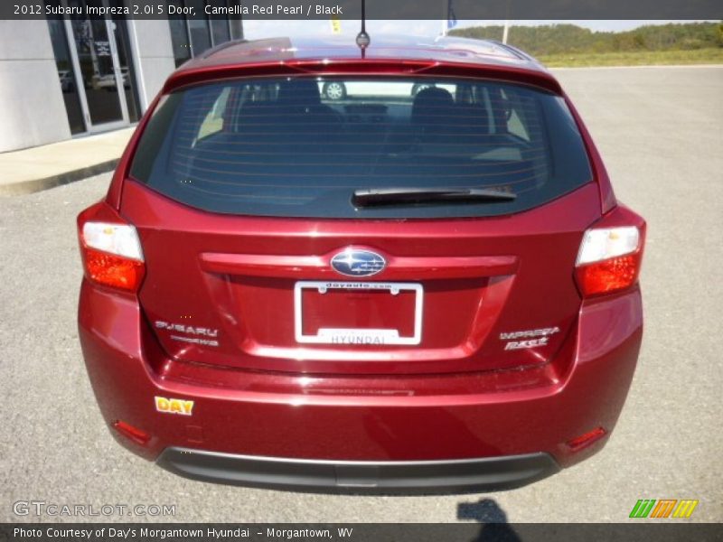 Camellia Red Pearl / Black 2012 Subaru Impreza 2.0i 5 Door