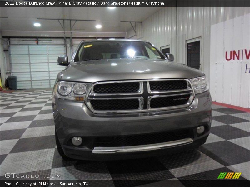 Mineral Gray Metallic / Dark Graystone/Medium Graystone 2012 Dodge Durango Crew