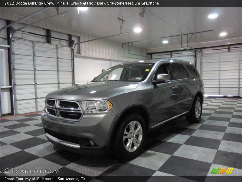 Mineral Gray Metallic / Dark Graystone/Medium Graystone 2012 Dodge Durango Crew