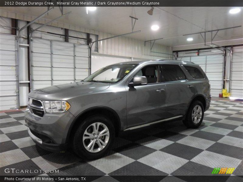 Mineral Gray Metallic / Dark Graystone/Medium Graystone 2012 Dodge Durango Crew