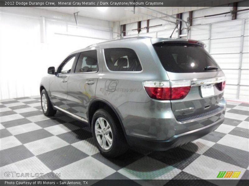 Mineral Gray Metallic / Dark Graystone/Medium Graystone 2012 Dodge Durango Crew