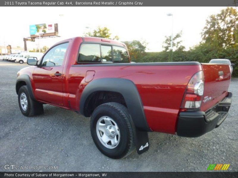 Barcelona Red Metallic / Graphite Gray 2011 Toyota Tacoma Regular Cab 4x4