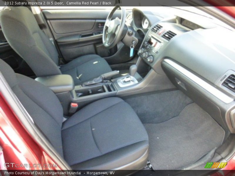 Camellia Red Pearl / Black 2012 Subaru Impreza 2.0i 5 Door