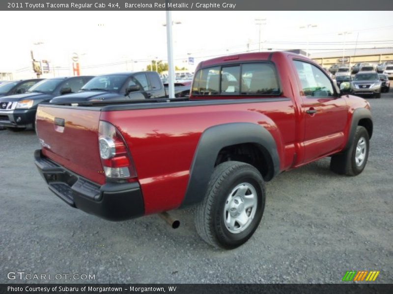 Barcelona Red Metallic / Graphite Gray 2011 Toyota Tacoma Regular Cab 4x4