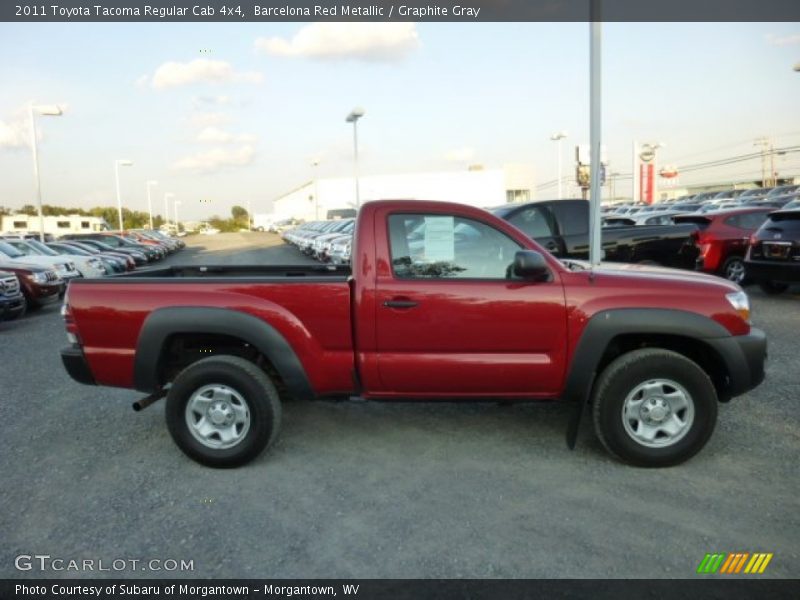 Barcelona Red Metallic / Graphite Gray 2011 Toyota Tacoma Regular Cab 4x4