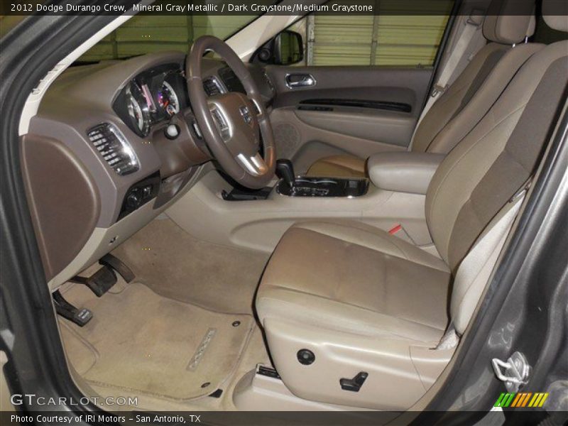 Mineral Gray Metallic / Dark Graystone/Medium Graystone 2012 Dodge Durango Crew