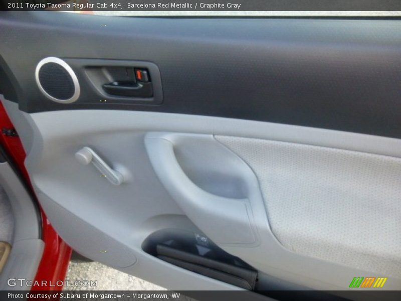 Barcelona Red Metallic / Graphite Gray 2011 Toyota Tacoma Regular Cab 4x4