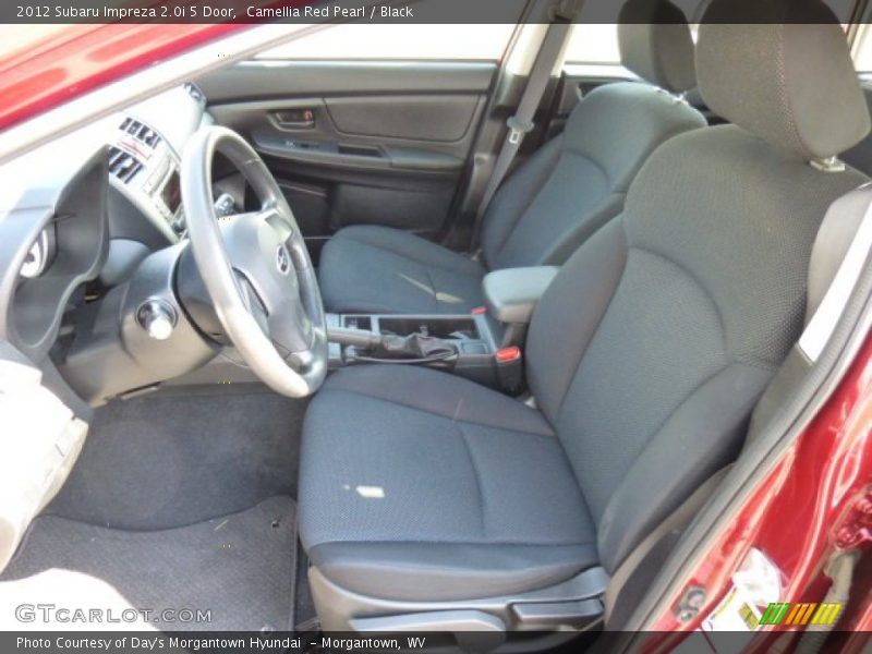 Camellia Red Pearl / Black 2012 Subaru Impreza 2.0i 5 Door