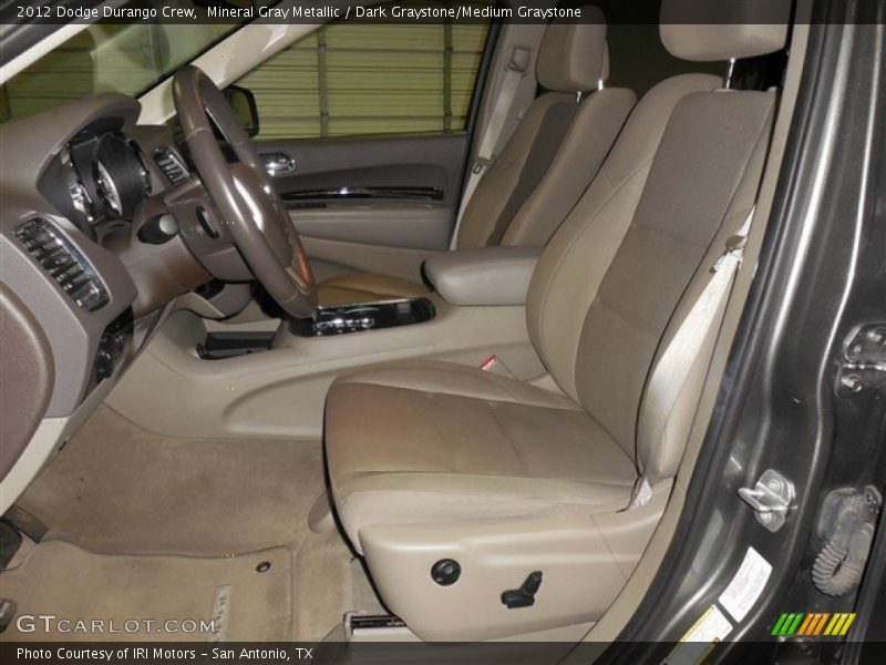 Mineral Gray Metallic / Dark Graystone/Medium Graystone 2012 Dodge Durango Crew