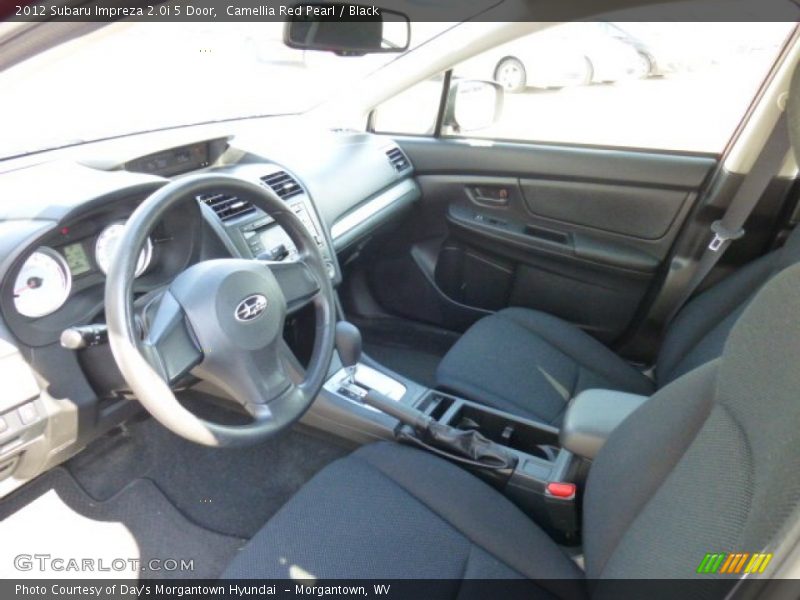 Camellia Red Pearl / Black 2012 Subaru Impreza 2.0i 5 Door