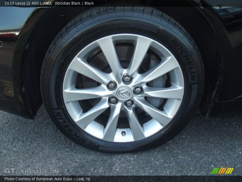 Obsidian Black / Black 2010 Lexus LS 460 L AWD