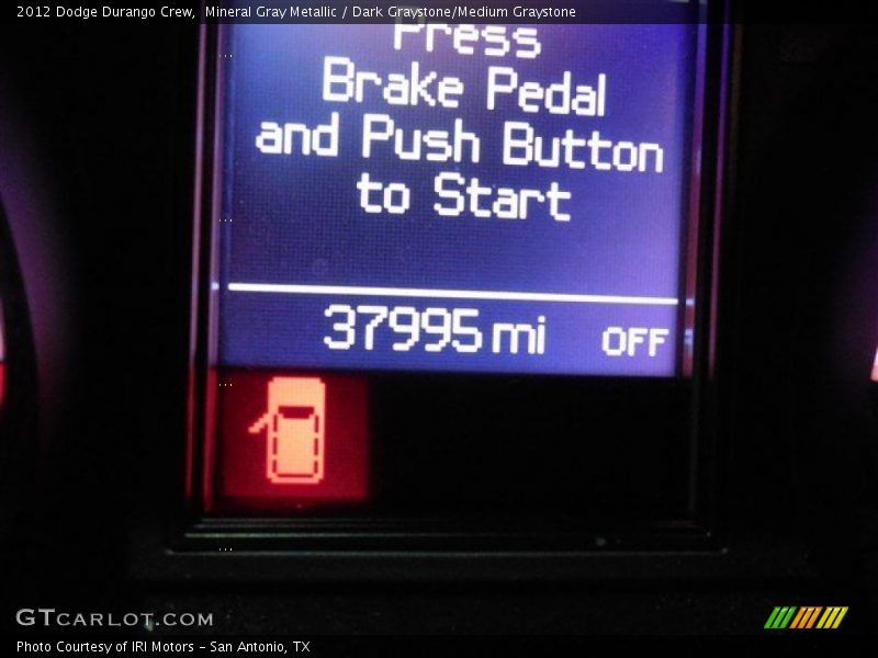Mineral Gray Metallic / Dark Graystone/Medium Graystone 2012 Dodge Durango Crew