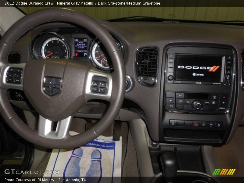 Mineral Gray Metallic / Dark Graystone/Medium Graystone 2012 Dodge Durango Crew