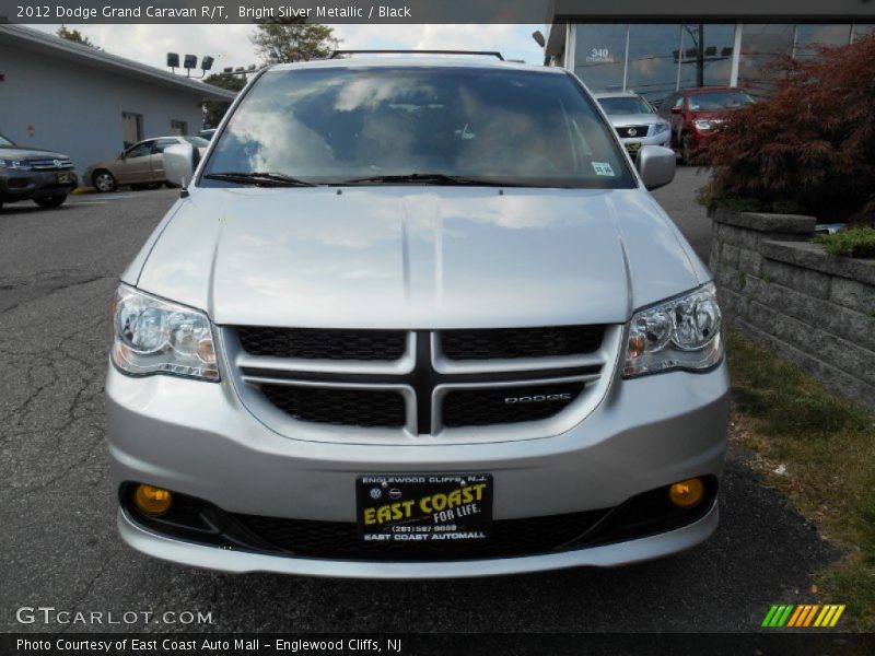 Bright Silver Metallic / Black 2012 Dodge Grand Caravan R/T