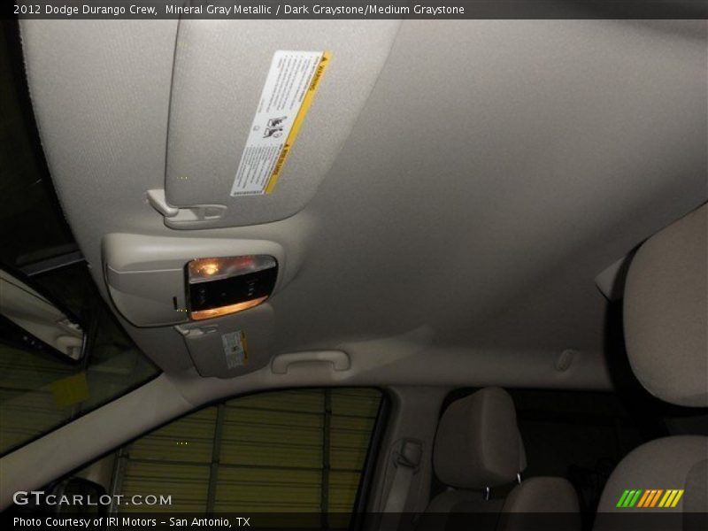 Mineral Gray Metallic / Dark Graystone/Medium Graystone 2012 Dodge Durango Crew