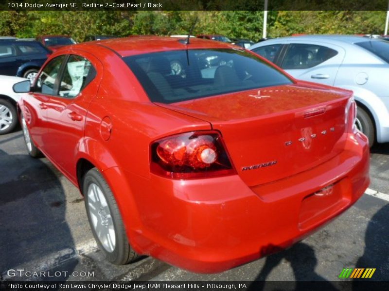 Redline 2-Coat Pearl / Black 2014 Dodge Avenger SE