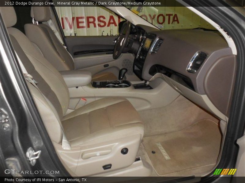 Mineral Gray Metallic / Dark Graystone/Medium Graystone 2012 Dodge Durango Crew