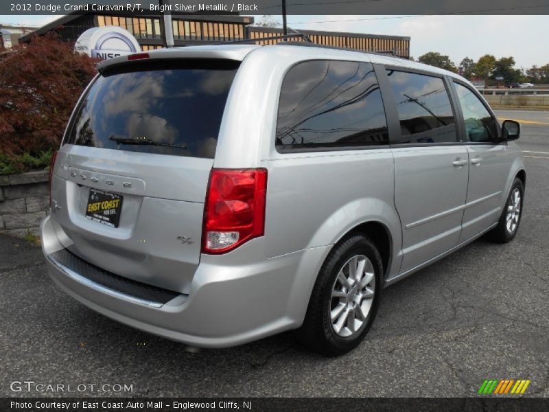 Bright Silver Metallic / Black 2012 Dodge Grand Caravan R/T