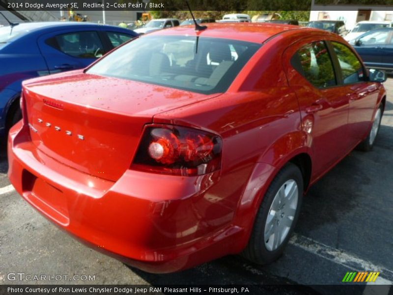 Redline 2-Coat Pearl / Black 2014 Dodge Avenger SE
