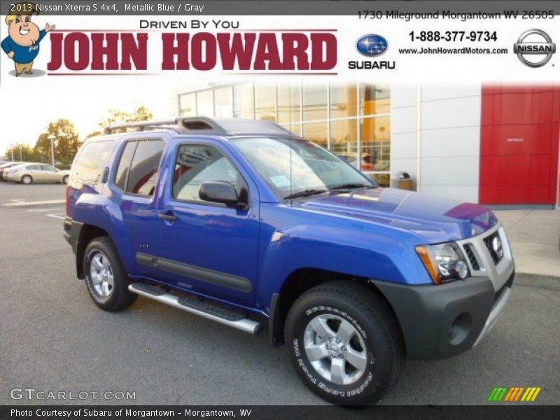Metallic Blue / Gray 2013 Nissan Xterra S 4x4
