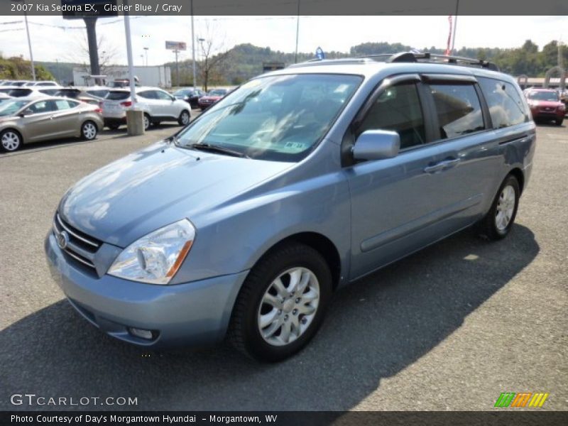 Glacier Blue / Gray 2007 Kia Sedona EX