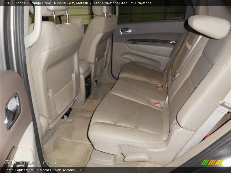 Mineral Gray Metallic / Dark Graystone/Medium Graystone 2012 Dodge Durango Crew