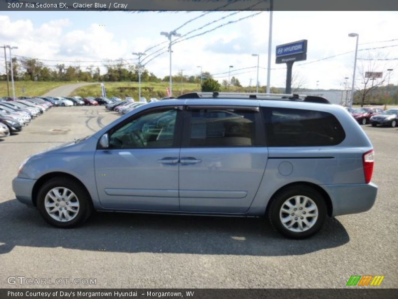 Glacier Blue / Gray 2007 Kia Sedona EX