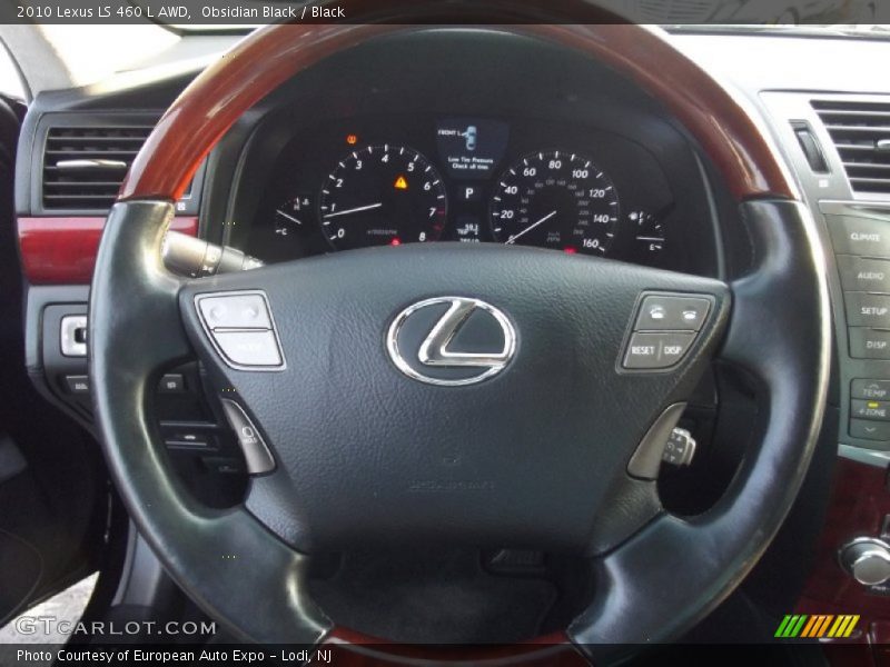 Obsidian Black / Black 2010 Lexus LS 460 L AWD