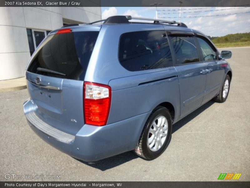 Glacier Blue / Gray 2007 Kia Sedona EX