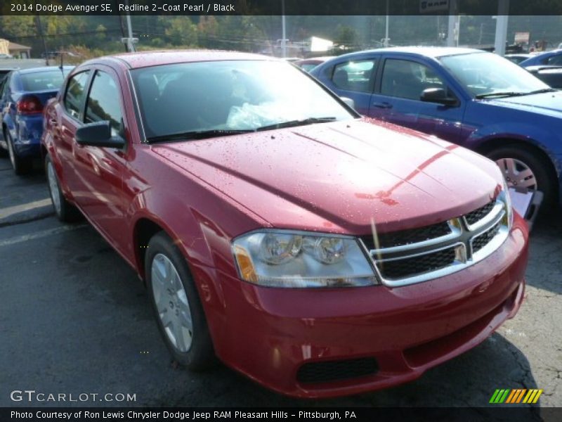Redline 2-Coat Pearl / Black 2014 Dodge Avenger SE