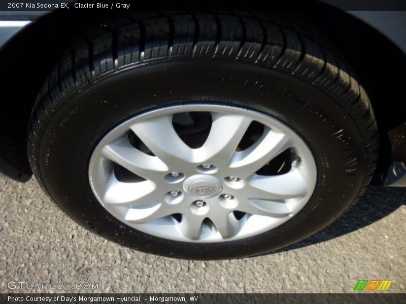 Glacier Blue / Gray 2007 Kia Sedona EX