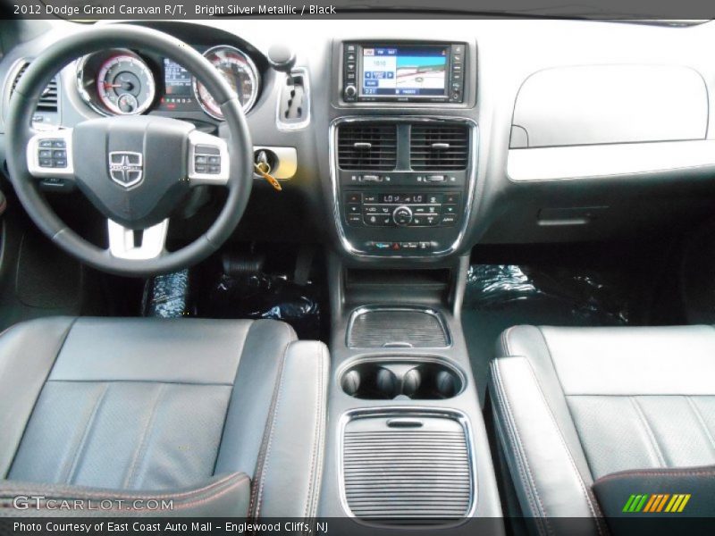 Bright Silver Metallic / Black 2012 Dodge Grand Caravan R/T