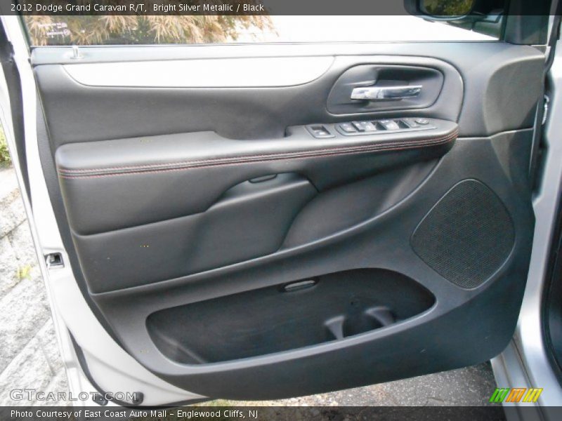 Bright Silver Metallic / Black 2012 Dodge Grand Caravan R/T