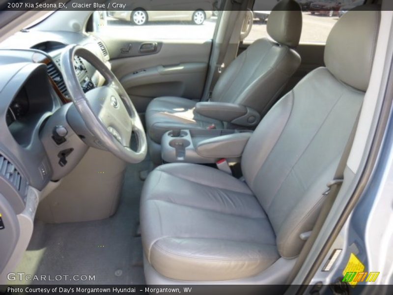 Glacier Blue / Gray 2007 Kia Sedona EX