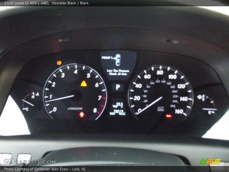Obsidian Black / Black 2010 Lexus LS 460 L AWD
