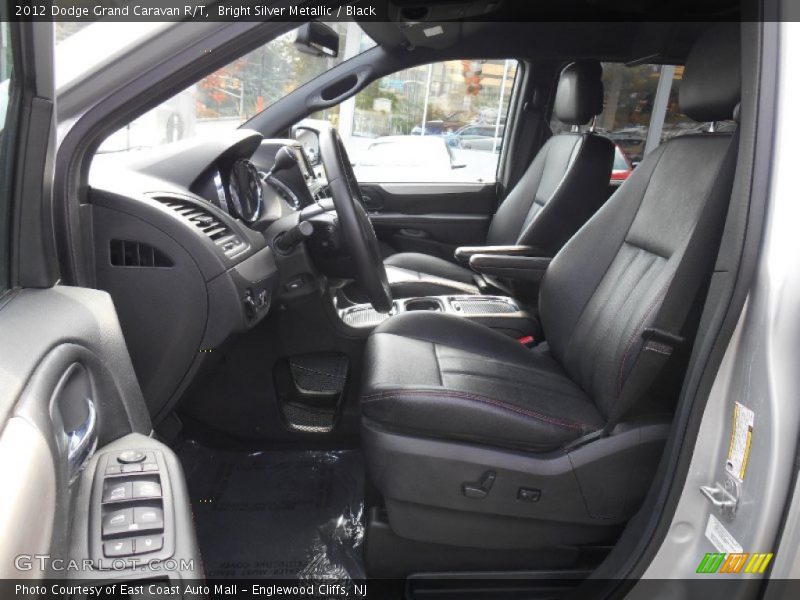 Bright Silver Metallic / Black 2012 Dodge Grand Caravan R/T
