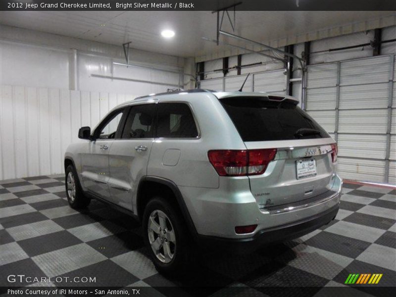 Bright Silver Metallic / Black 2012 Jeep Grand Cherokee Limited