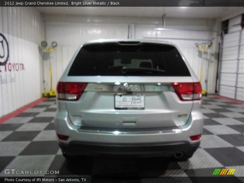 Bright Silver Metallic / Black 2012 Jeep Grand Cherokee Limited