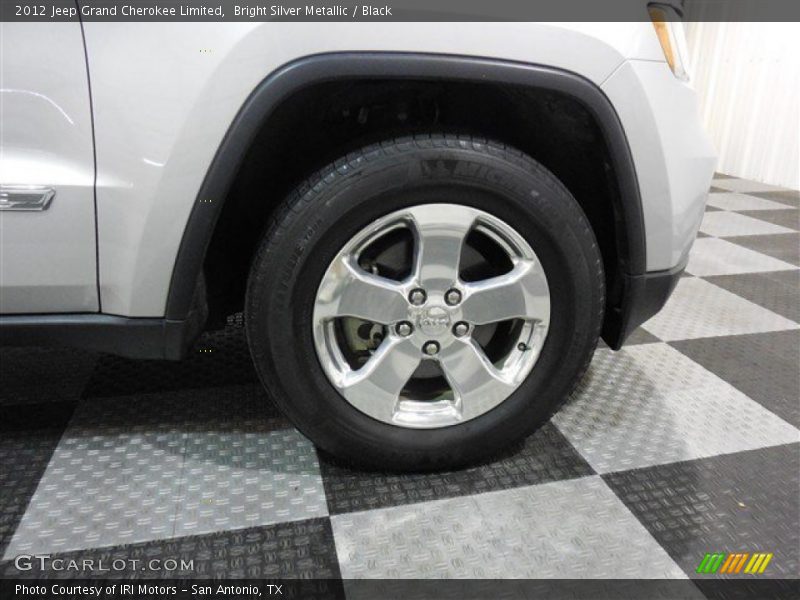 Bright Silver Metallic / Black 2012 Jeep Grand Cherokee Limited